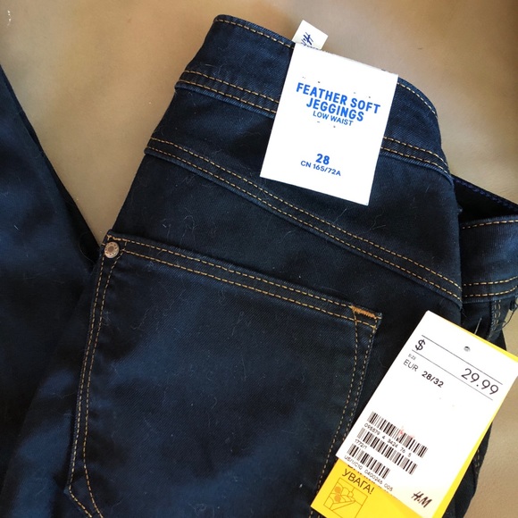 h&m jeans feather soft